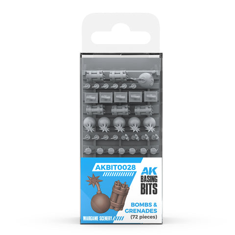 AK Interactive BOMBS AND GRENADES – AK BASING BITS