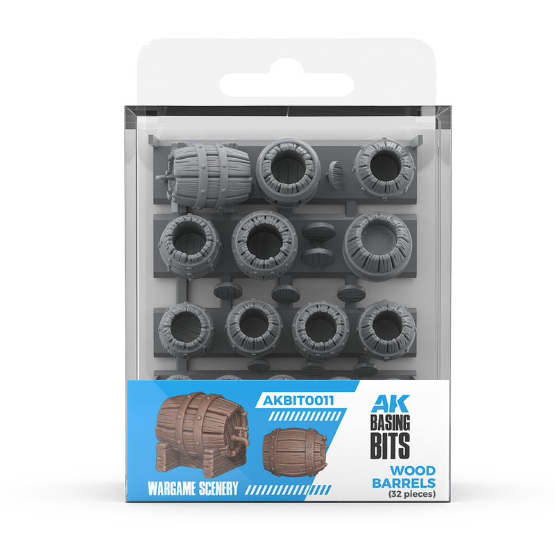 AK Interactive WOOD BARRELS – AK BASING BITS