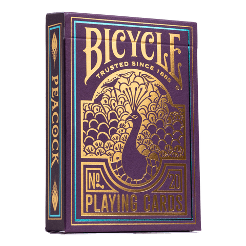 Bicycle Deck Purple Peacock
