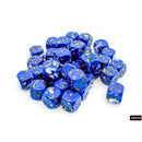 36D6 Brush Wavebreak Gold Dice Block - 12mm