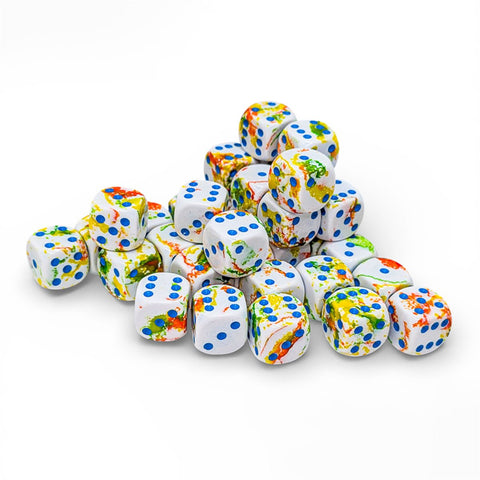 36D6 Brush Breezy Blue Dice Block - 12mm