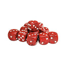 12D6 Speckled Lava Stone Dice Block - 16mm
