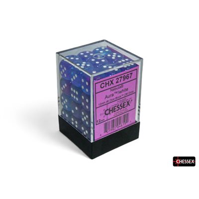 36D6 Nebula Aura White Dice Block - 12mm (Copy)