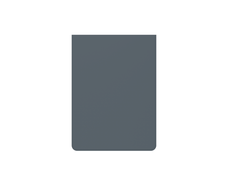 Heavy Play Curv Sleeves - Artificer Grey 100ct