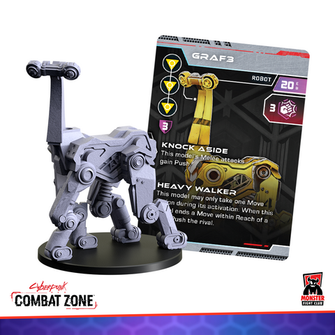 Cyberpunk Red: Combat Zone GRAF3 Industrial Robot