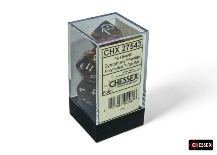 Polyhedral Festive Symphony / White Dice Sets