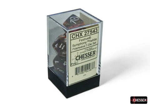 Polyhedral Festive Symphony / White Dice Sets