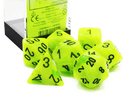 Chessex Vortex Bright Green w/ Black Dice Block Mega-Hedral