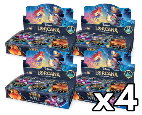 Lorcana: Whispers In The Well Booster CASE OF 4 [Sealed Box]