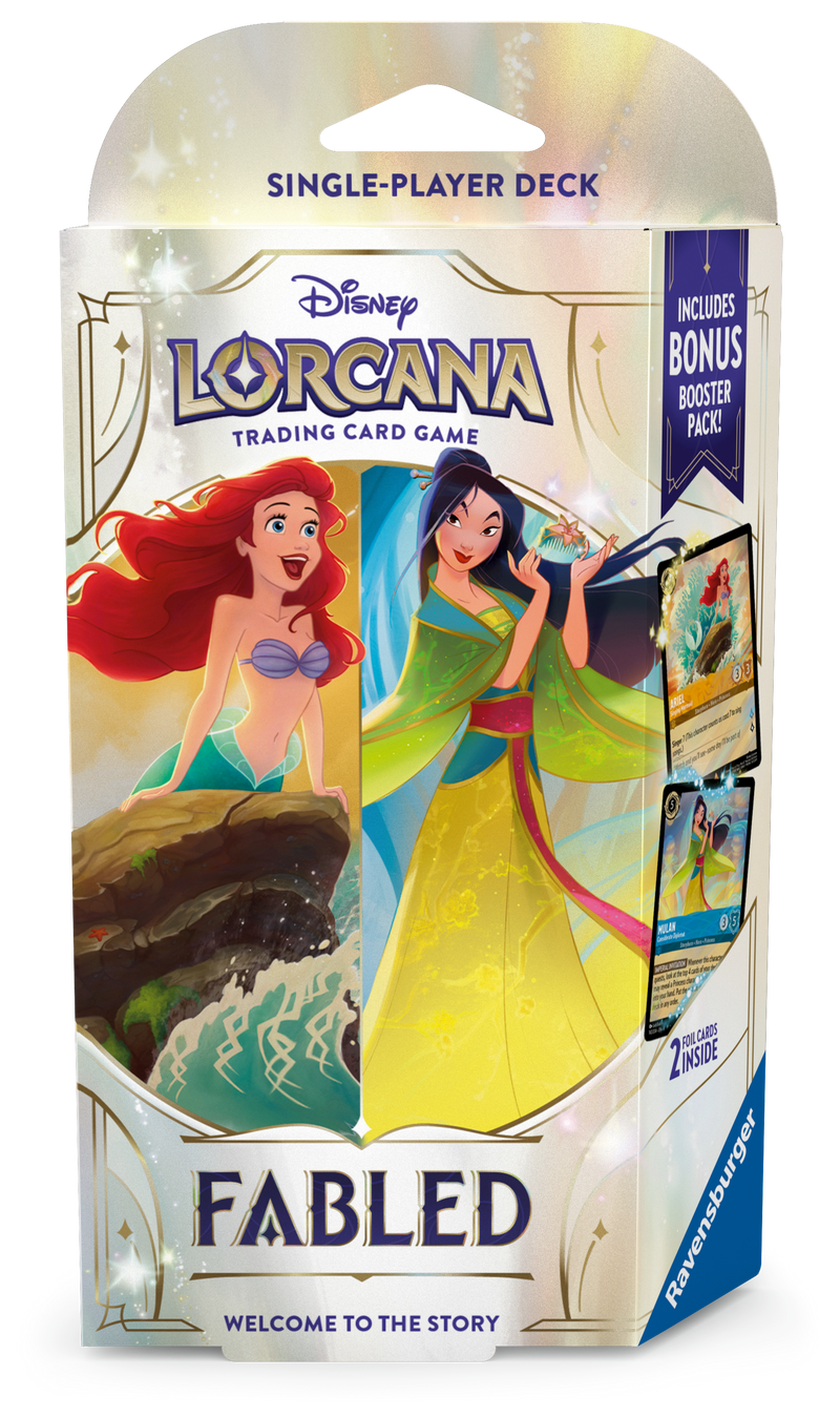 Lorcana: Fabled Ariel/Mulan Starter Deck