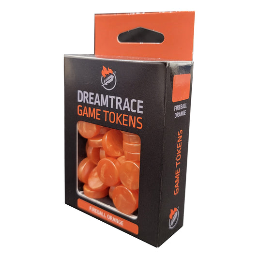 Dreamtrace Game Tokens - Fireball Orange