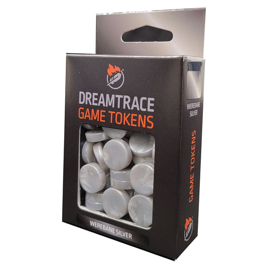 Dreamtrace Game Tokens - Werebane Silver
