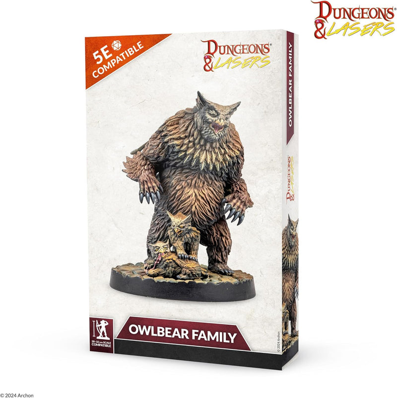 Dungeons & Lasers Owlbear Family