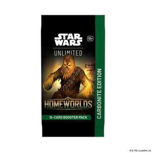 Star Wars: Unlimited - Homeworlds Carbonite Booster