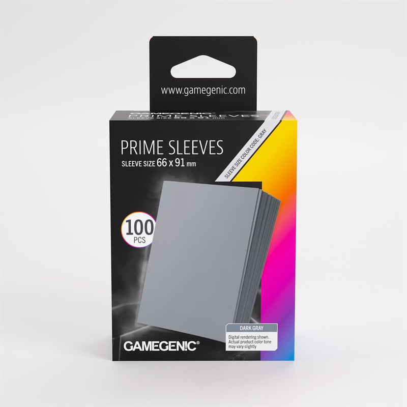 Gamegenic Prime Grey Standard Sleeves