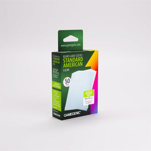 Gamegenic Board Game Sleeves (Size: Green 59 x 91mm) Box of 50