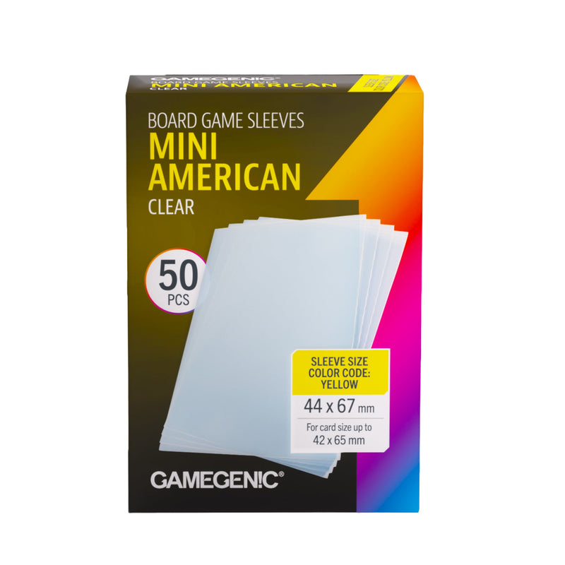 Gamegenic Board Game Sleeves (Size: Yellow 44 x 67mm)