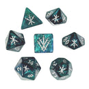 Black Oak Workshop Knight's Blade Polyhedral Dice Set