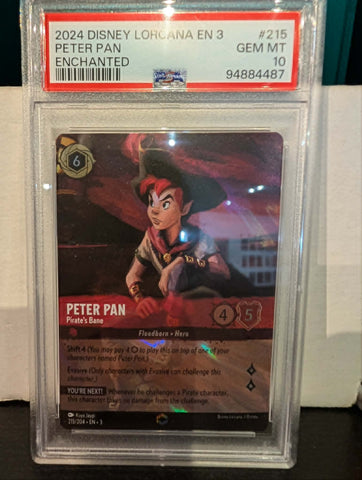 Peter Pan - Pirate's Bane (Encanted PSA 10)