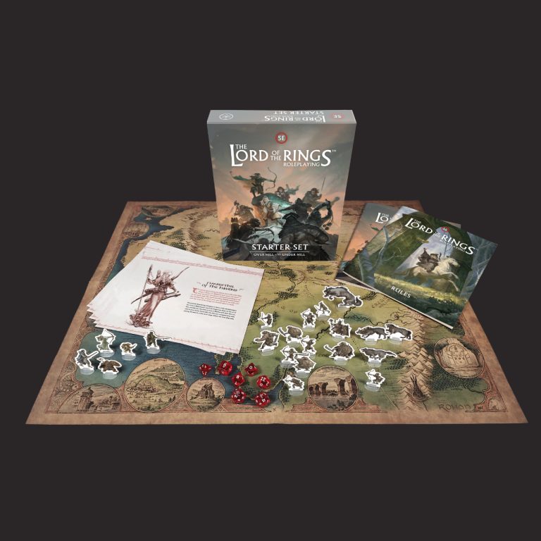 The Lord Of The Rings Roleplaying 5e Starter Set - Over Hill & Under Hill