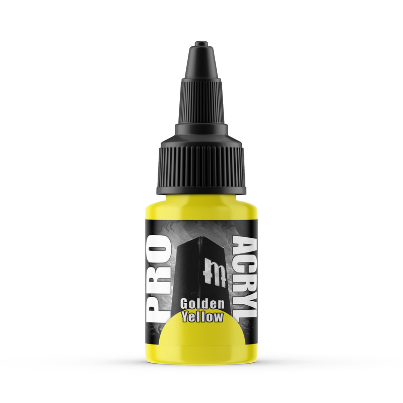Pro Acryl Golden Yellow Paint 22ml