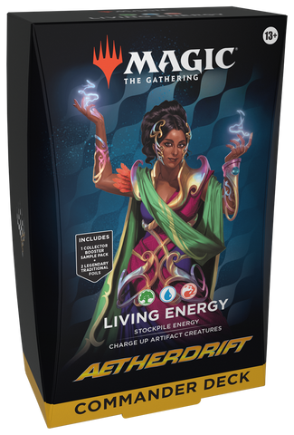 Aetherdrift Living Energy Commander Deck