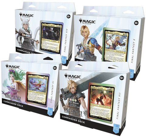 MTG Final Fantasy Collector Commander Decks (Set Of 4)