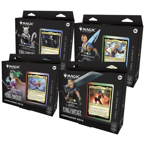 MTG Final Fantasy Commander Decks (Set Of 4)