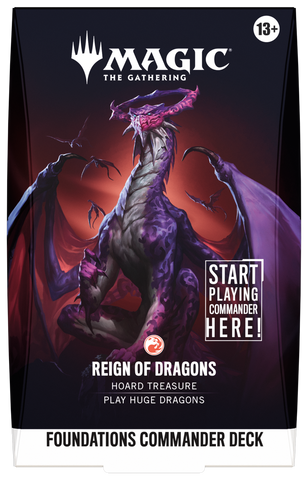 MTG: Foundations Commander Deck Reign Of Dragons