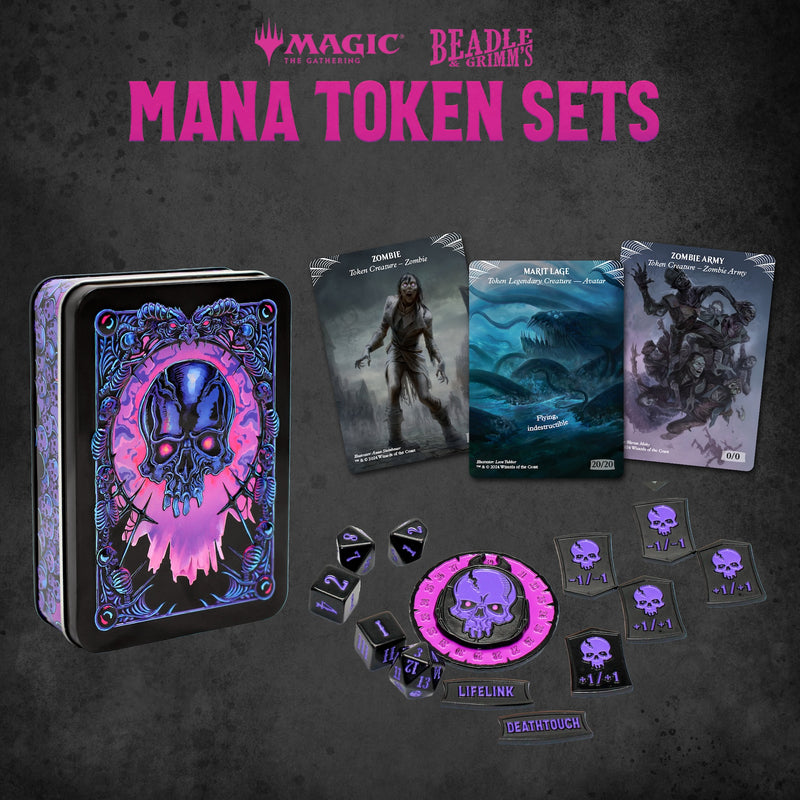 Beadle & Grimm's MTG Mana Token Set Black