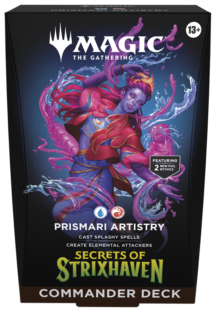 MTG: Secrets Of Strixhaven Prismari Artistry Commander Deck
