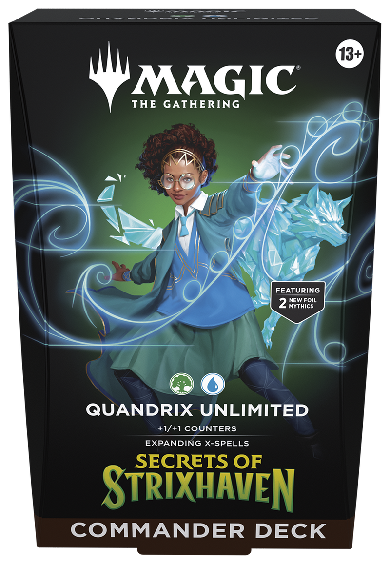 MTG: Secrets Of Strixhaven Quandrix Unlimited Commander Deck