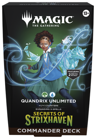MTG: Secrets Of Strixhaven Quandrix Unlimited Commander Deck