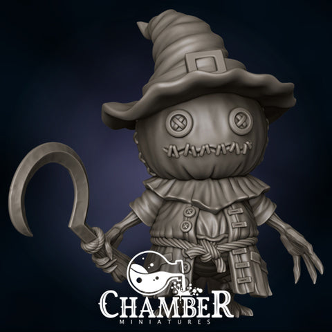 Pumpkin w/ Scythe - Resin Miniatures