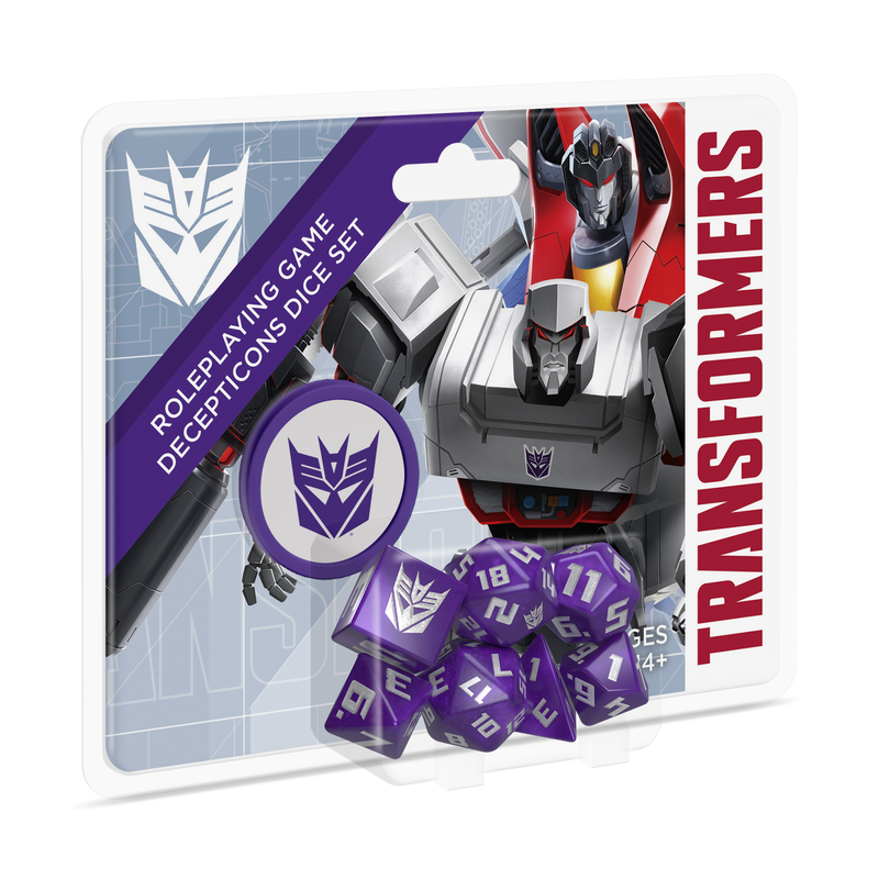 Transformers Roleplaying Game Decepticon Dice Set
