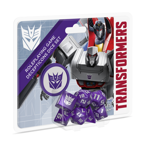 Transformers Roleplaying Game Decepticon Dice Set