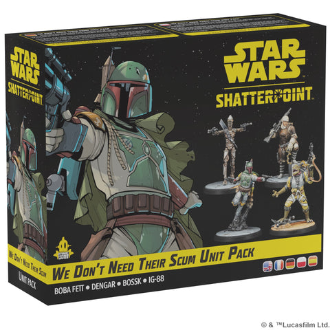 Shatterpoint: 'We Don’t Need Their Scum' Boba Fett Squad Pack