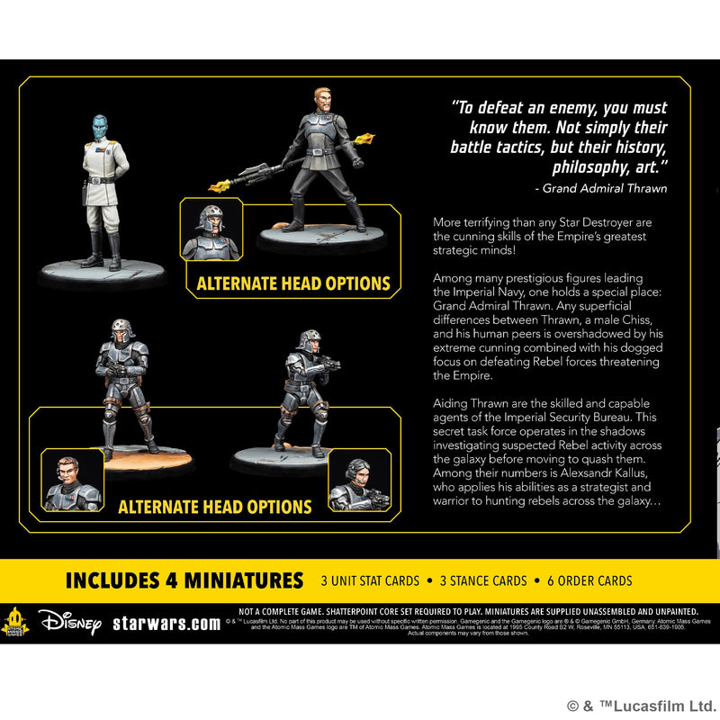Shatterpoint: 'Not Accepting Surrenders' Grand Admiral Thrawn Squad Pack