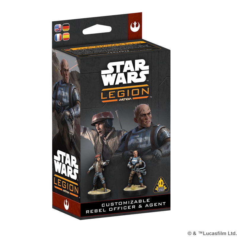 Star Wars Legion - Customizable Rebel Officer & Agent