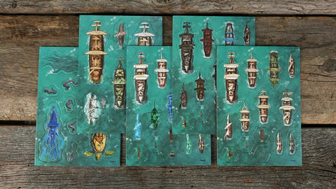 Pirate Borg Naval Combat Token Pack