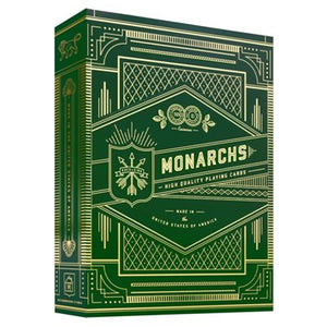 Bicycle Deck Monarchs Playing Cards Green