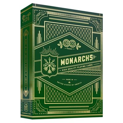 Bicycle Deck Monarchs Playing Cards Green