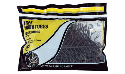 Tree Armatures 12 Deciduous Trees 2 - 3 inch