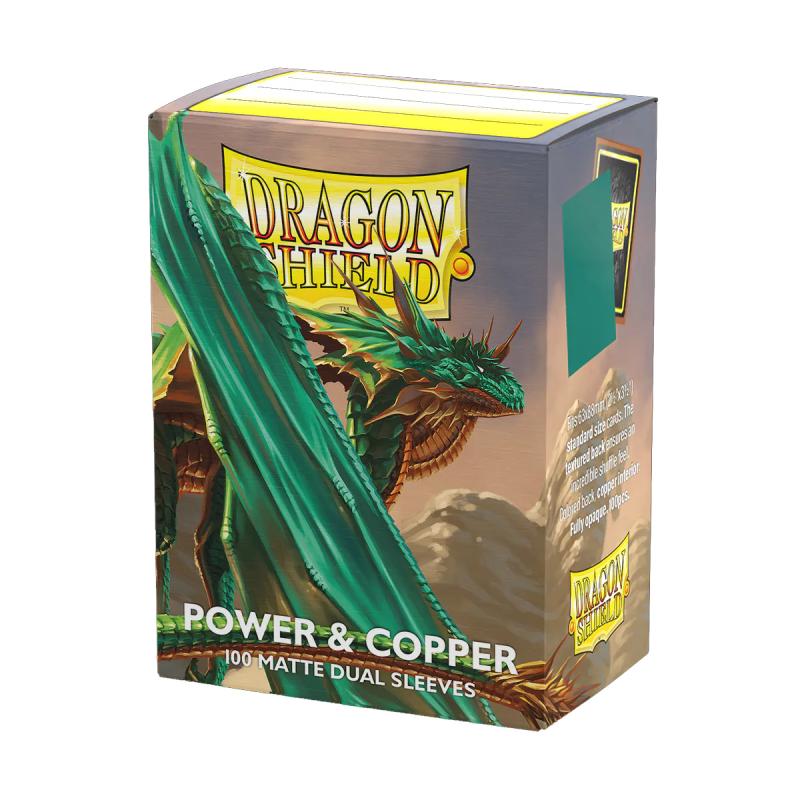 Dragon Shield Matte Dual Sleeves - Power & Copper 100ct