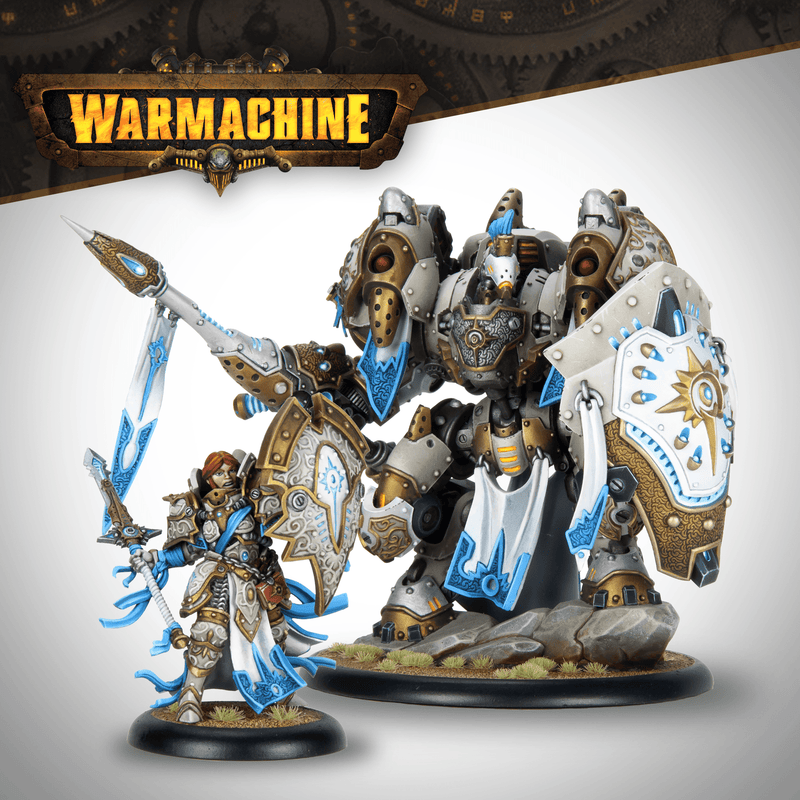 Warmachine MKIV Mercenary Constance Blaize & Gallant