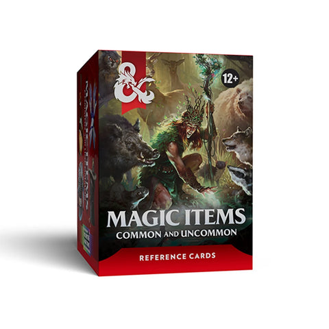 [PREORDER] Dungeons & Dragons Reference Cards Magic Items Common And Uncommon