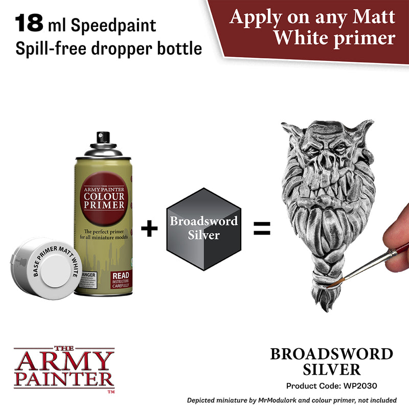 Broadsword Silver Metallic Speedpaint