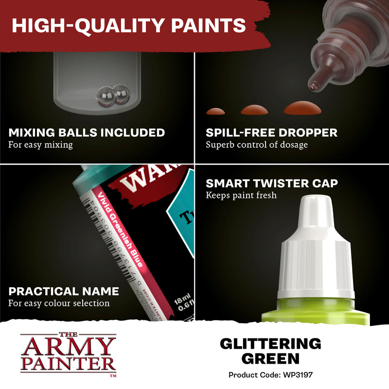 Warpaints Fanatic: Metallic: Glittering Green