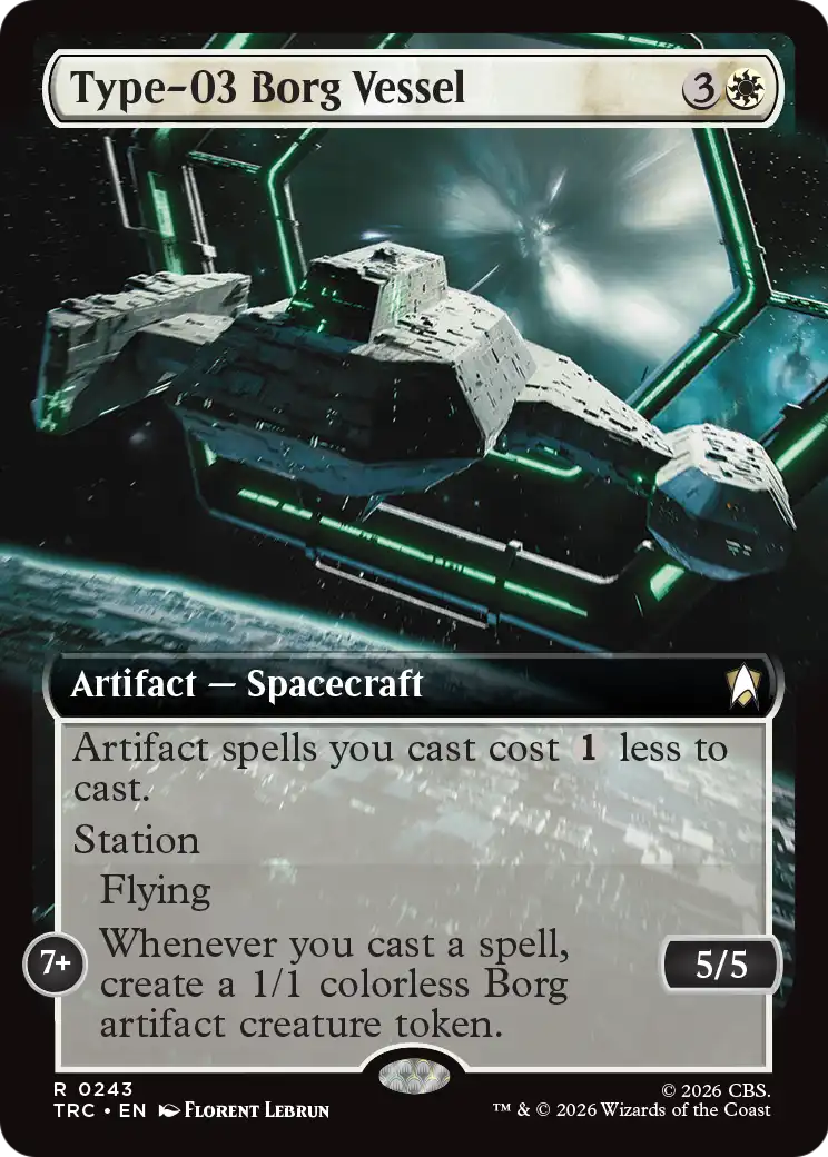 Type-03 Borg Vessel (Extended Art) [Star Trek Commander]
