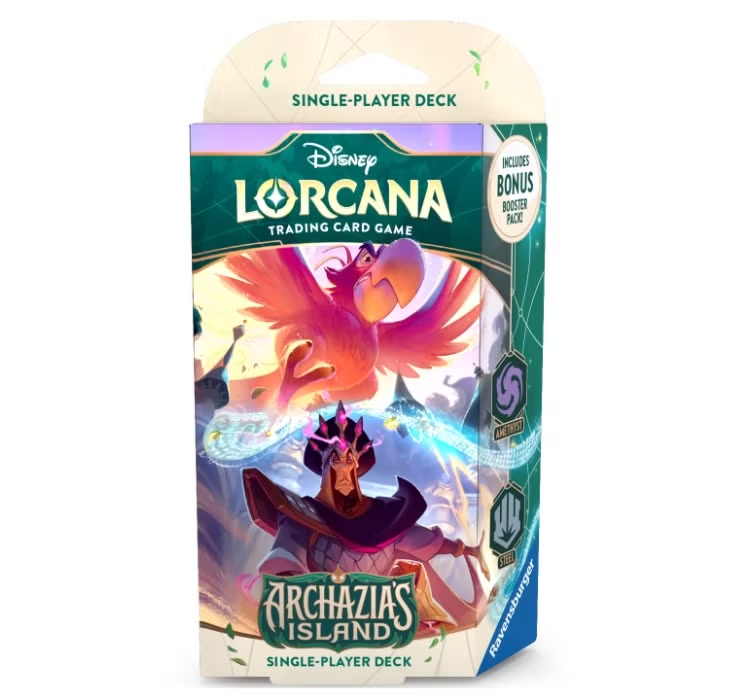 lorcana jafar starter deck Lorcana: Archazia's Island Iago/Jafar Starter Deck